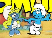 The Smurf And Smurfette 