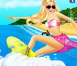 Play Barbie Surfing Day