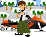 Play Ben 10 Snowmobile