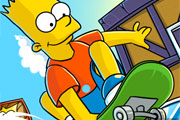 Bart Simpson Boarding 