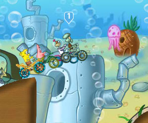 Play Spongebob Cycle Race