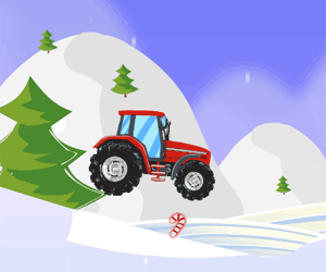 Christmas Tractor Racing 