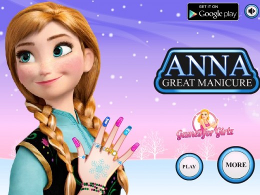 Play Anna Great Manicure