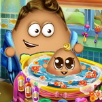 Play Pou Baby Wash